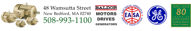 AC DC motor sales & service, southeastern MA, Cape Cod & Islands, eastern RI